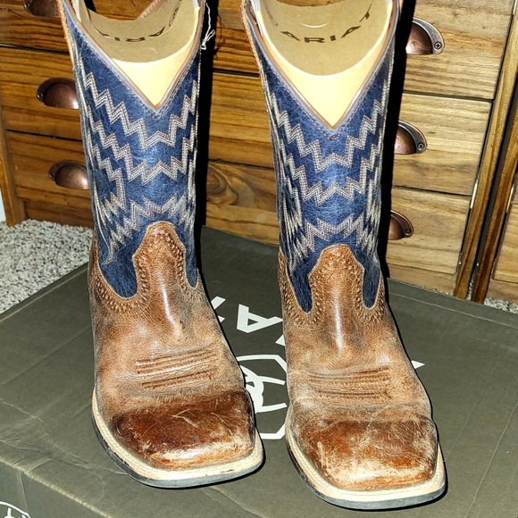 Ariat Tycoon Western Boots Sz 6 - Picture 3 of 8